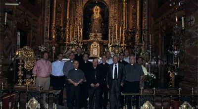Auxiliary Bishop of Seville, officiates a mass in the Basilica