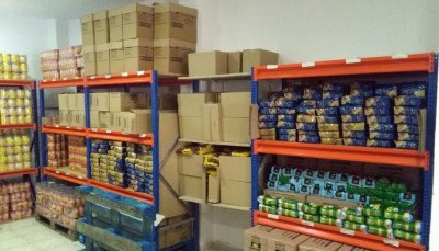 Casi ocho toneladas de alimentos para la Despensa Macarena